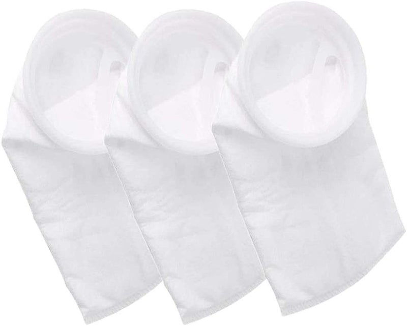 Honritone 4 Inch Ring by 15 Inch Long Filter Socks 10 Micron - Aquarium Sump Pond Felt Fabric Filter Bag - 3 Pack (10 Micron)